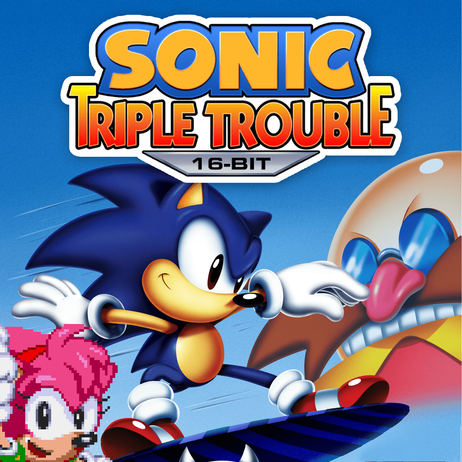 Sonic Triple Trouble 16-Bit Logo